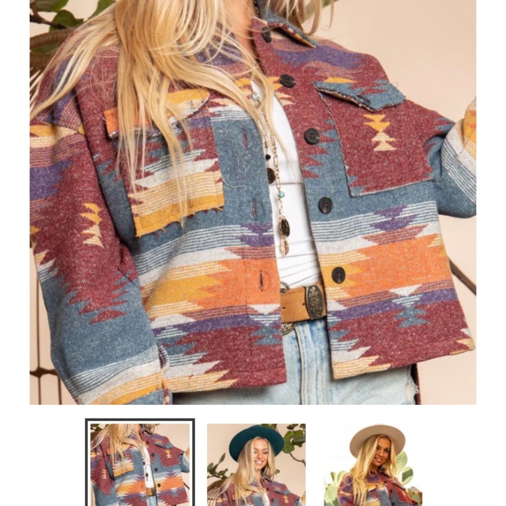 Blue buttercup  jacket